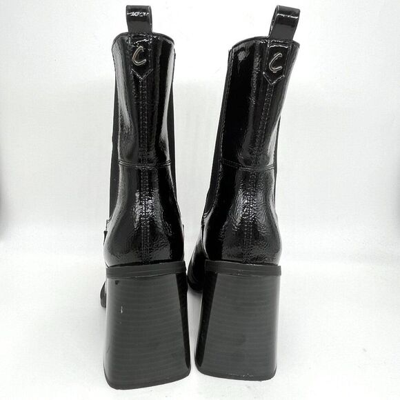 Circus by Sam Edelman Black Chunky Ankle Boots with Heel - Size 7.5M - Picture 9 of 12